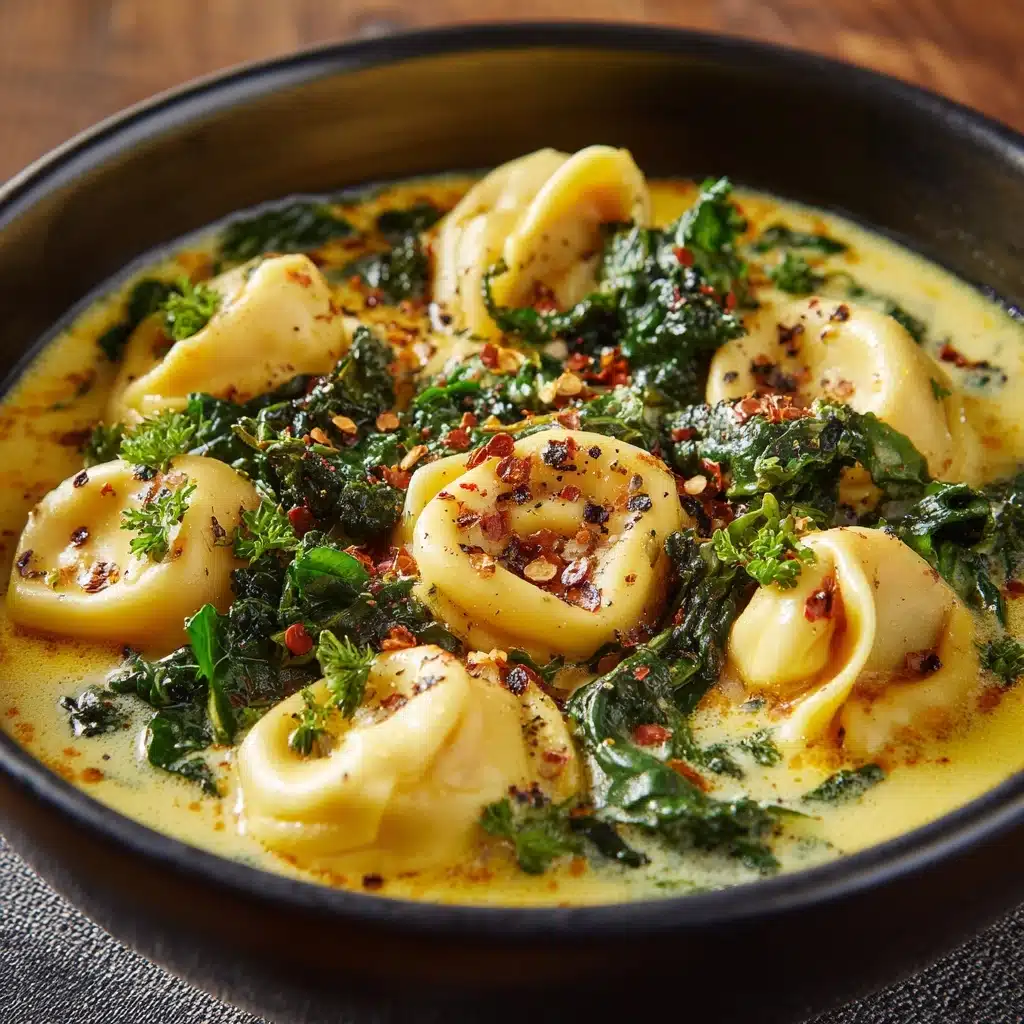 Creamy Spinach Tortellini Soup Recipe - Recipe Image