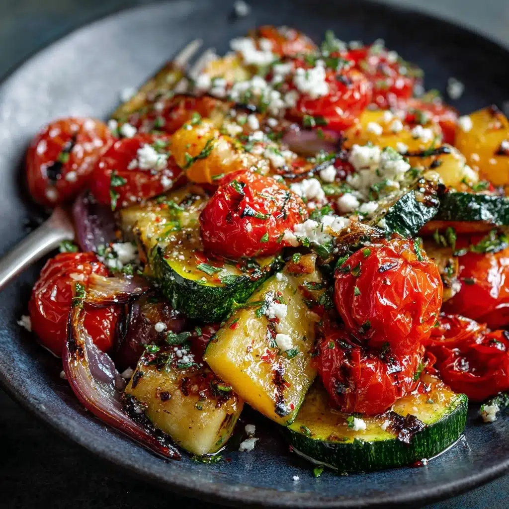 Air Fryer Greek Chicken and Veggies Recipe - Recipe Image