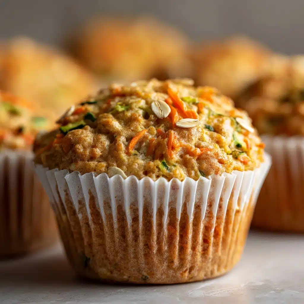 Zucchini Carrot Oatmeal Muffins Recipe - Recipe Image