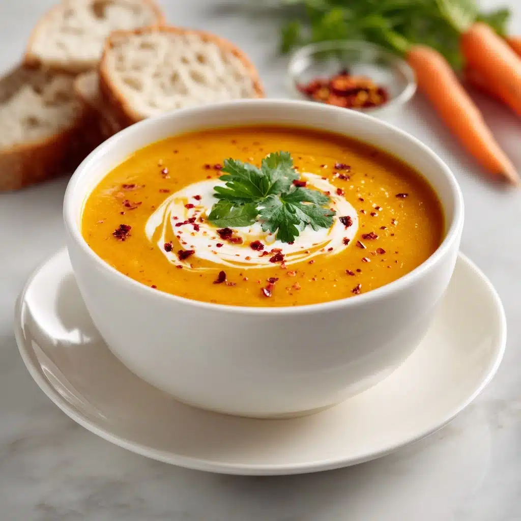 Spiced Carrot and Lentil Soup Recipe - Recipe Image