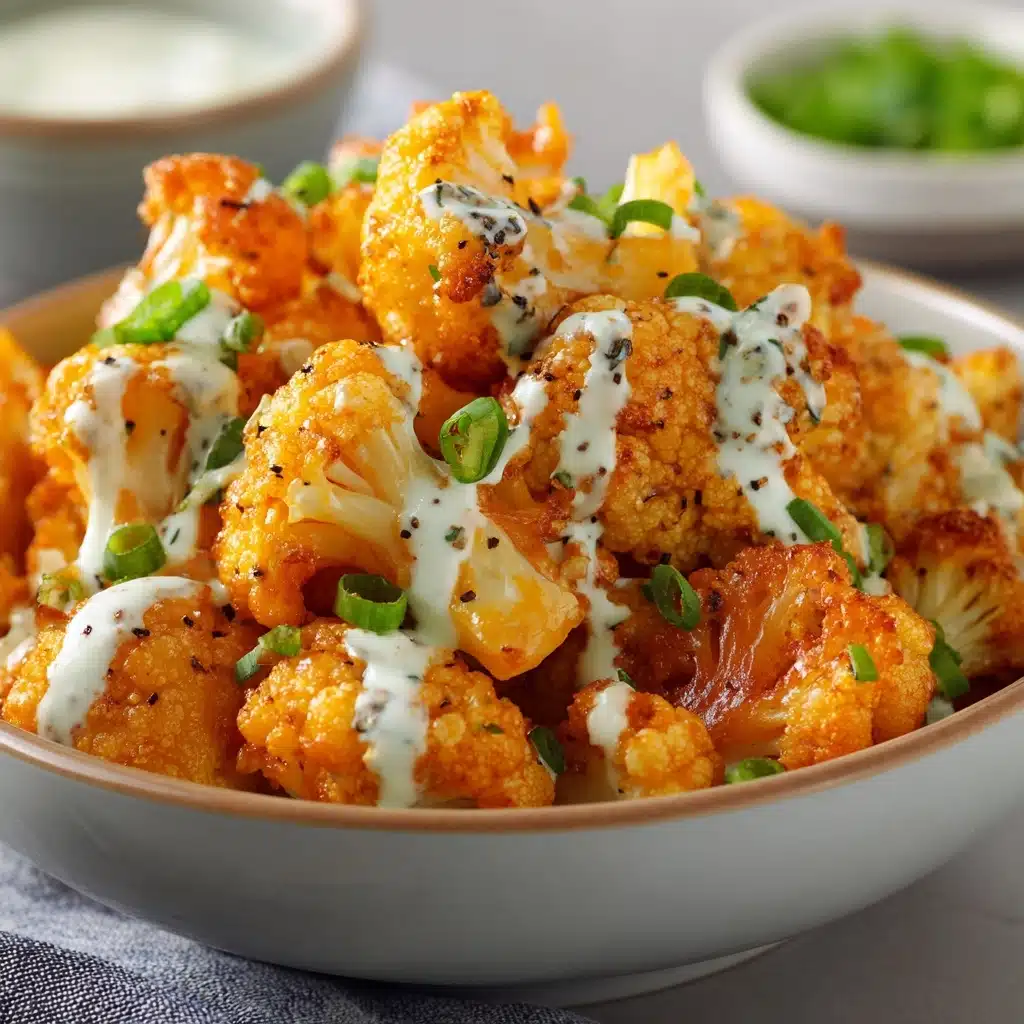 Crispy Air Fryer Buffalo Cauliflower Recipe