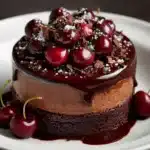 Swiss Chocolate Cherry Roll Cake Recipe