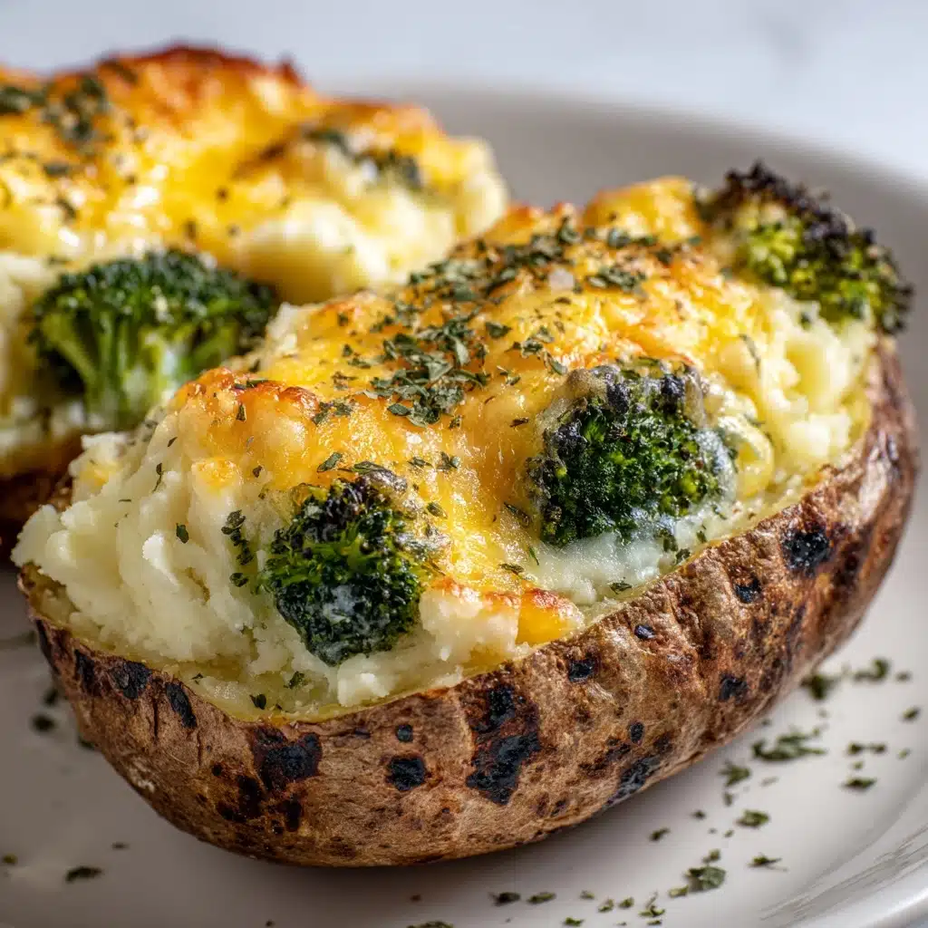 Broccoli Cheese Baked Potatoes Recipe - Recipe Image