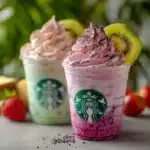 Kiwi Dragonfruit Crush Frappuccinos Recipe