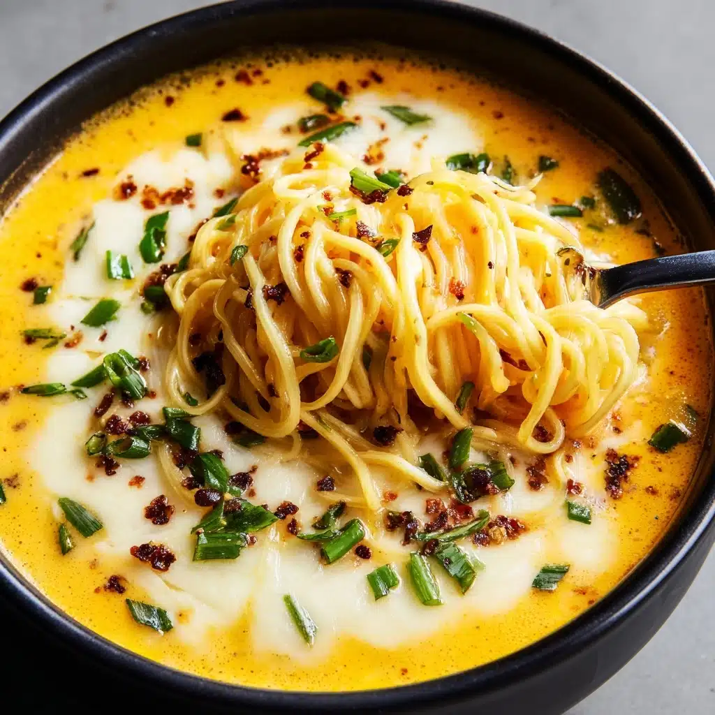 Spicy Cabbage Ramen with Cheese Recipe