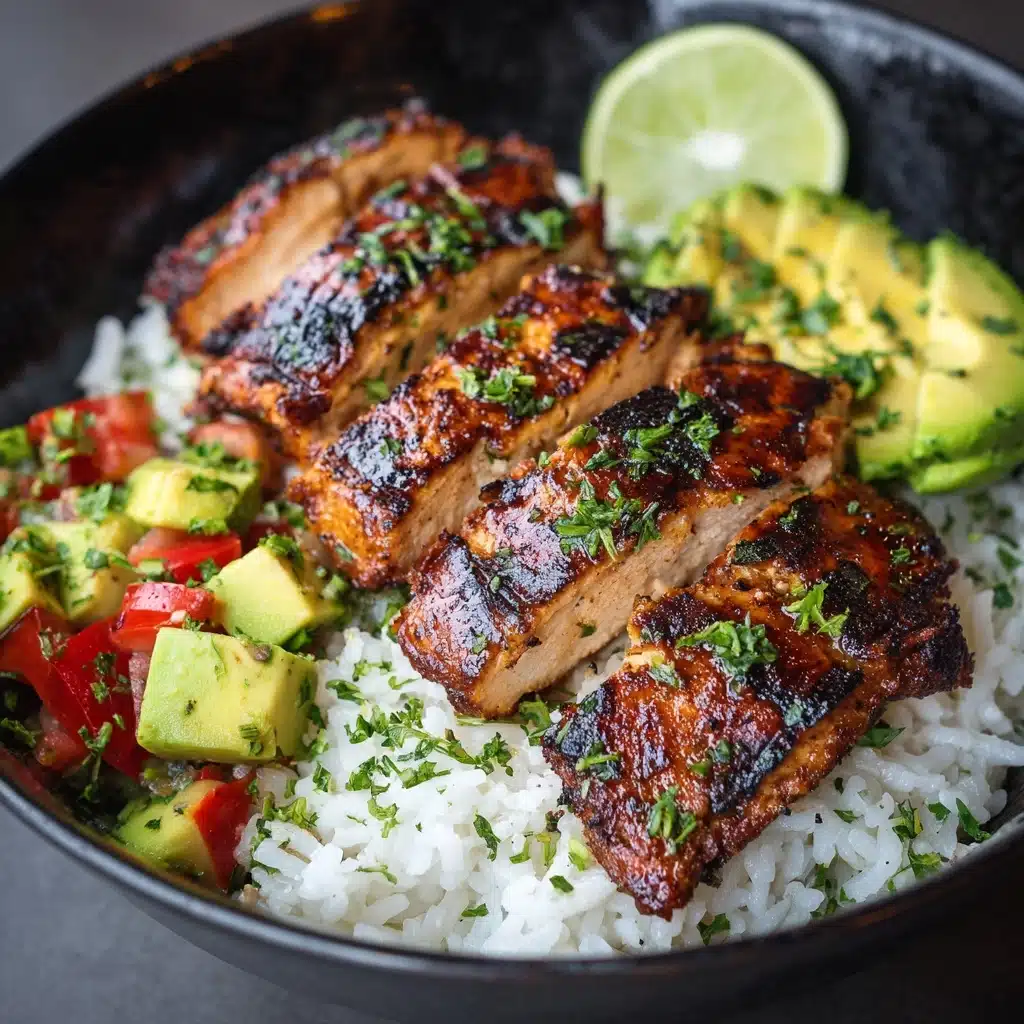 Cajun Chicken with Coriander and Lime Rice Recipe - Recipe Image