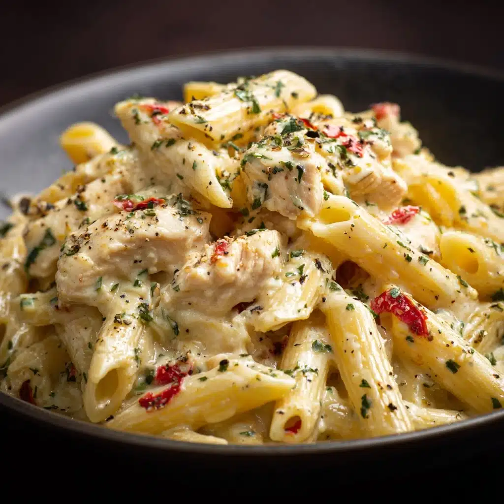 Creamy Garlic Chicken Penne: A Weeknight Favorite Recipe - Recipe Image