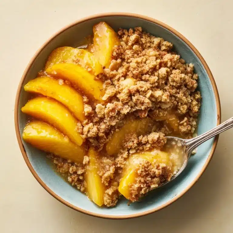 Peach Crisp Recipe