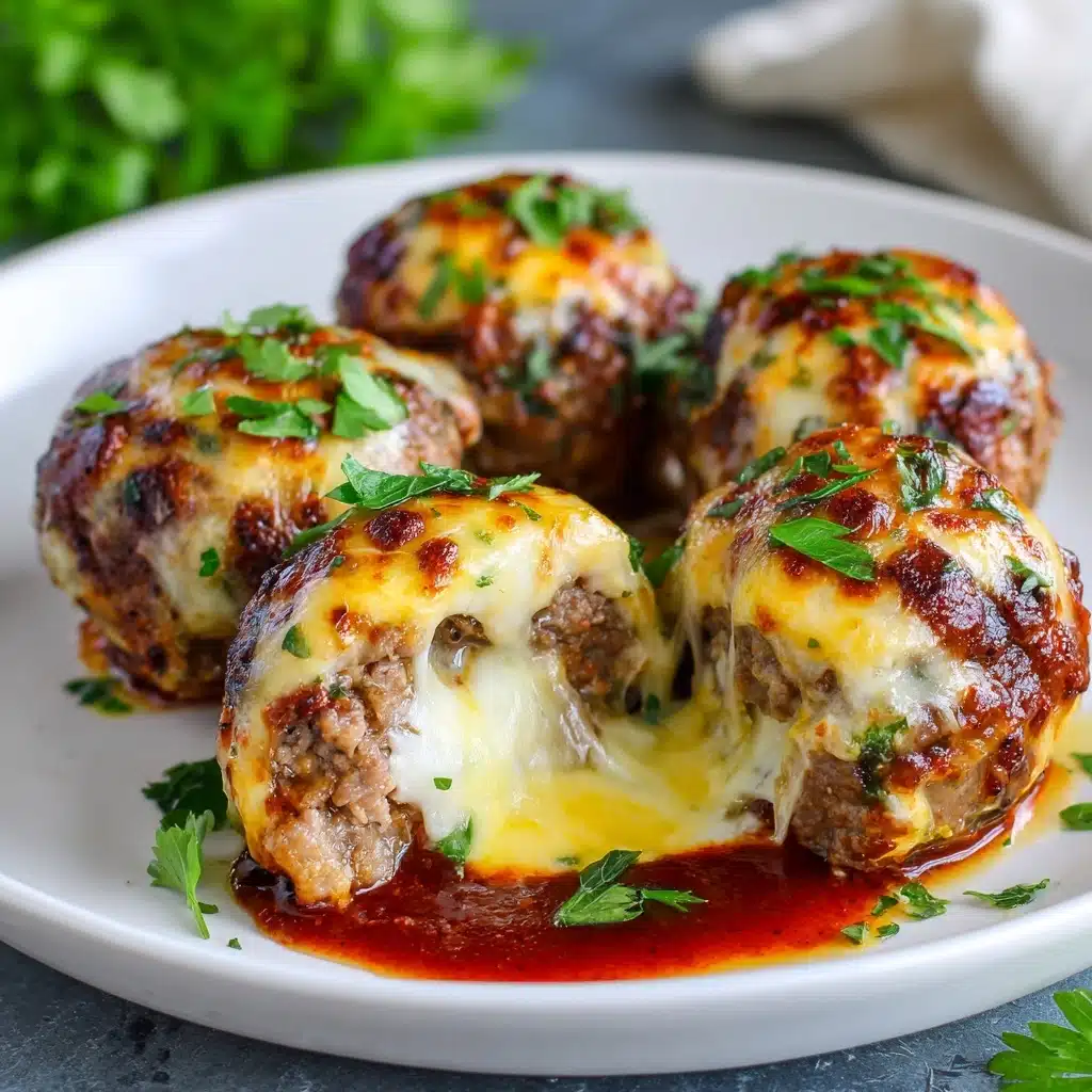 Cheesy Stuffed Meatloaf Bites Recipe - Recipe Image