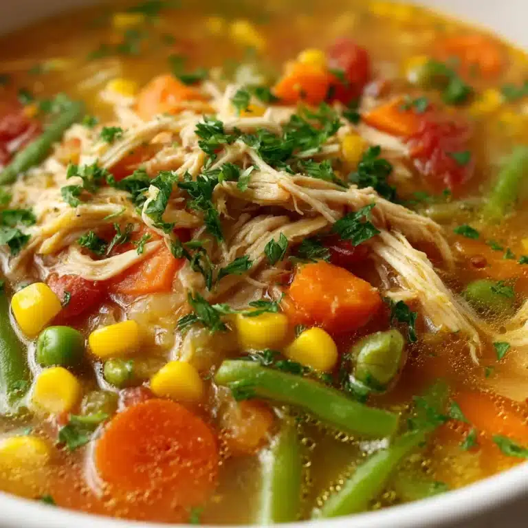 Healthy Chicken Vegetable Soup Recipe