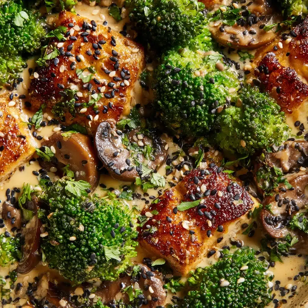 Creamy Broccoli and Mushroom Chicken Recipe - Recipe Image