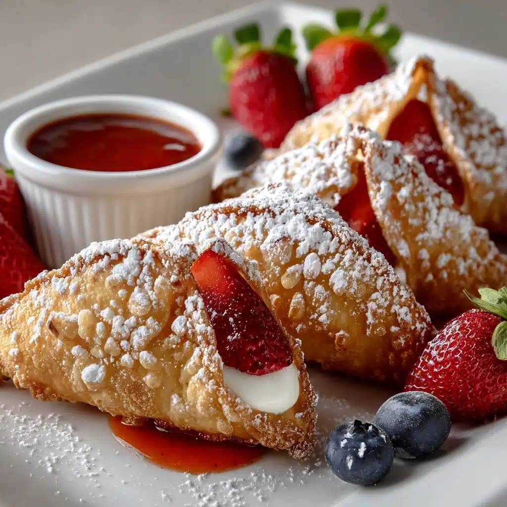 Deep Fried Strawberry Cheesecake Recipe - Recipe Image