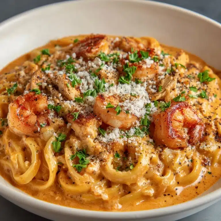Cajun Chicken and Shrimp Pasta Recipe