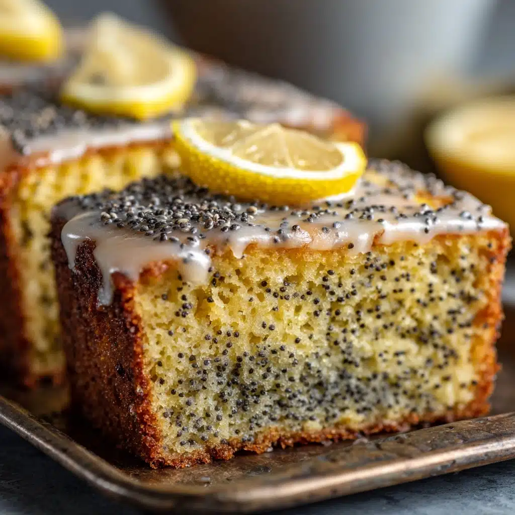 Lemon Poppy Seed Pudding Cake Recipe - Recipe Image