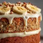 Banana Bread Cake with Cream Cheese Frosting Recipe