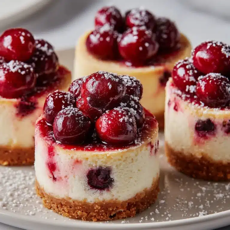 Mini Cranberry Cheesecakes Recipe