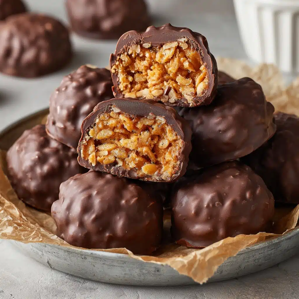 Peanut Butter Balls with Rice Krispies Recipe - Recipe Image