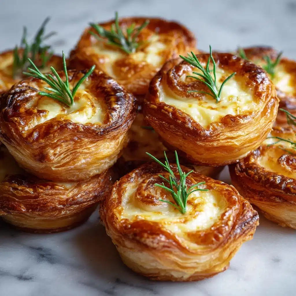Brie and Jam Puff Pastry Bites Recipe - Recipe Image