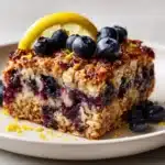 Lemon Blueberry Baked Oatmeal Recipe