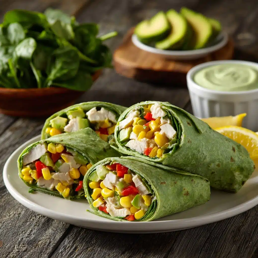 Grilled Chicken Wraps with Avocado Recipe - Recipe Image