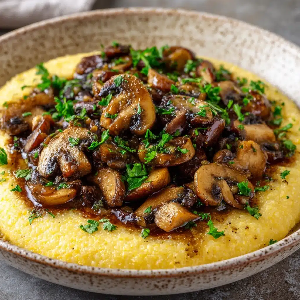 Creamy Polenta with Mushrooms Recipe