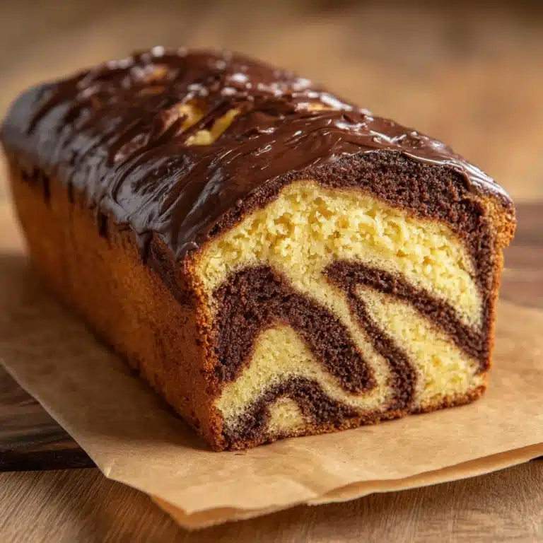 Espresso Marbled Loaf Cake Recipe