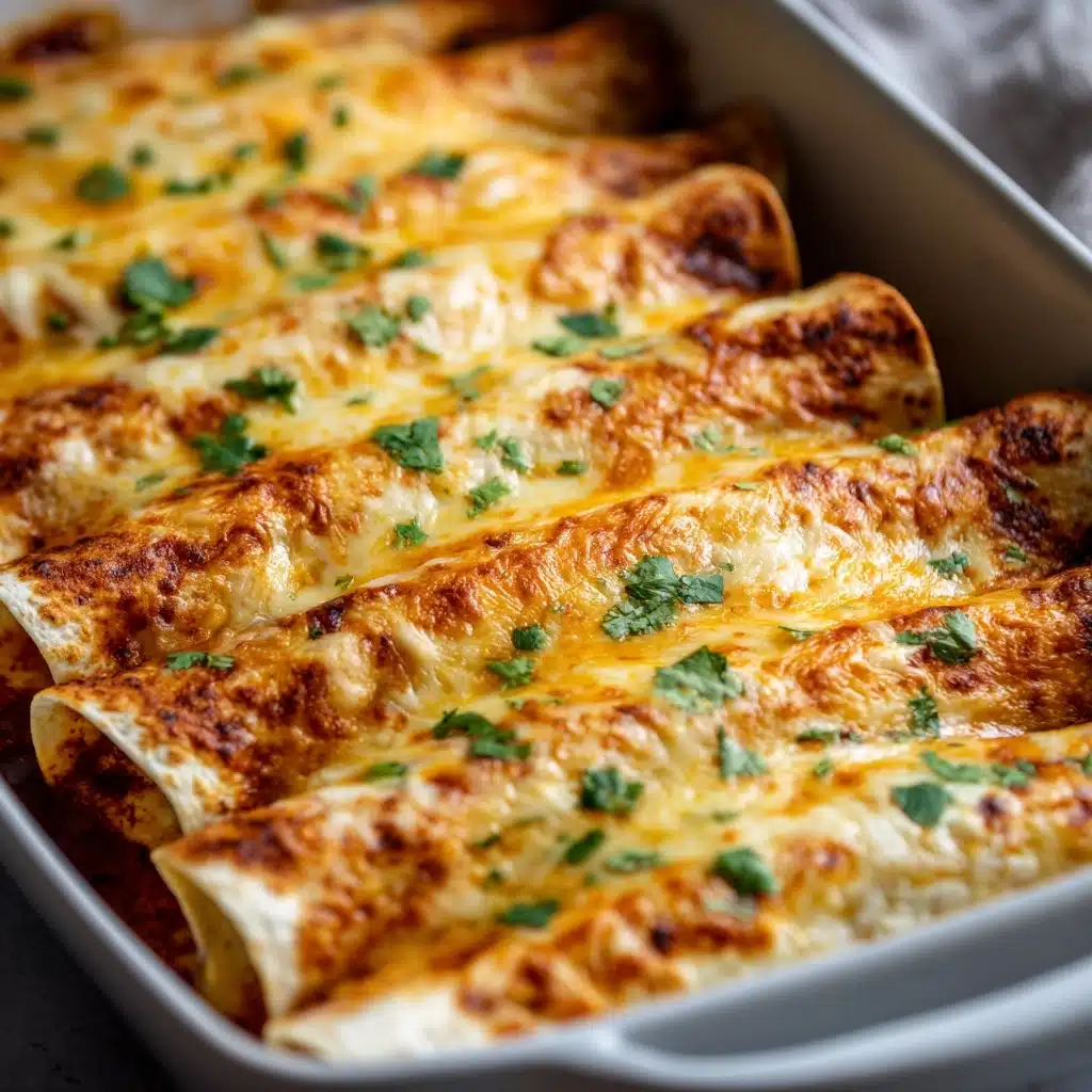 White Chicken Enchiladas Recipe - Recipe Image