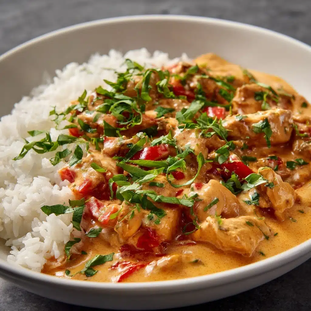 Creamy Smothered Chicken and Rice Recipe