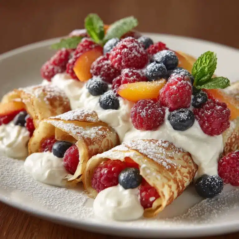 Fruit-Filled Cannoli Recipe
