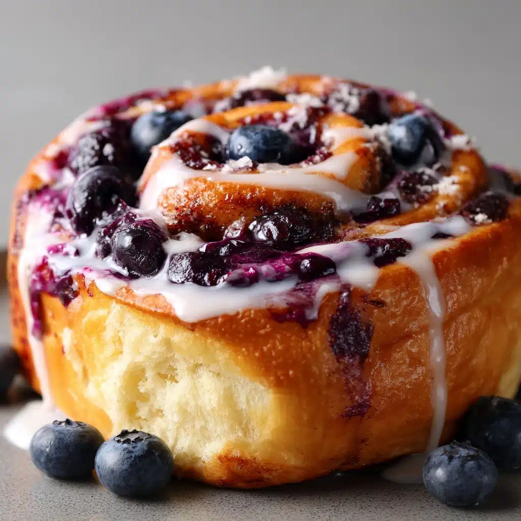 Homemade Blueberry Sweet Rolls Recipe