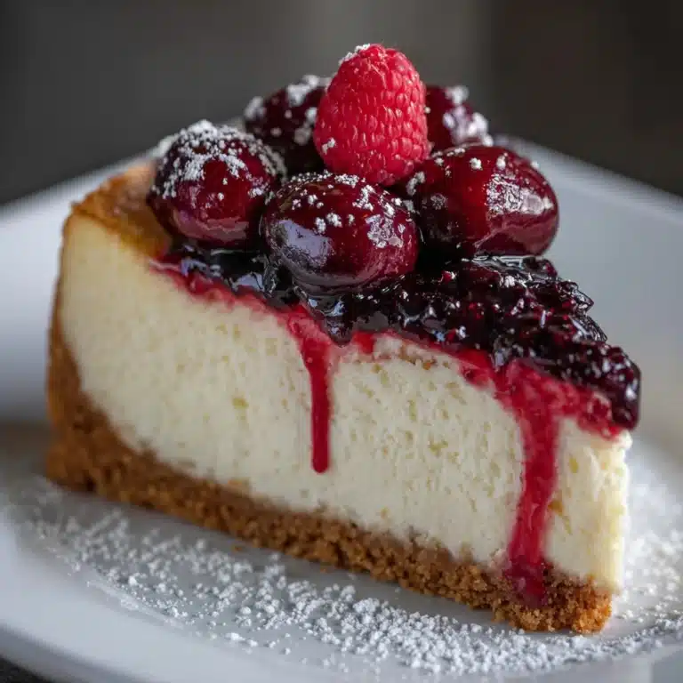 Classic New York-Style Cheesecake Recipe