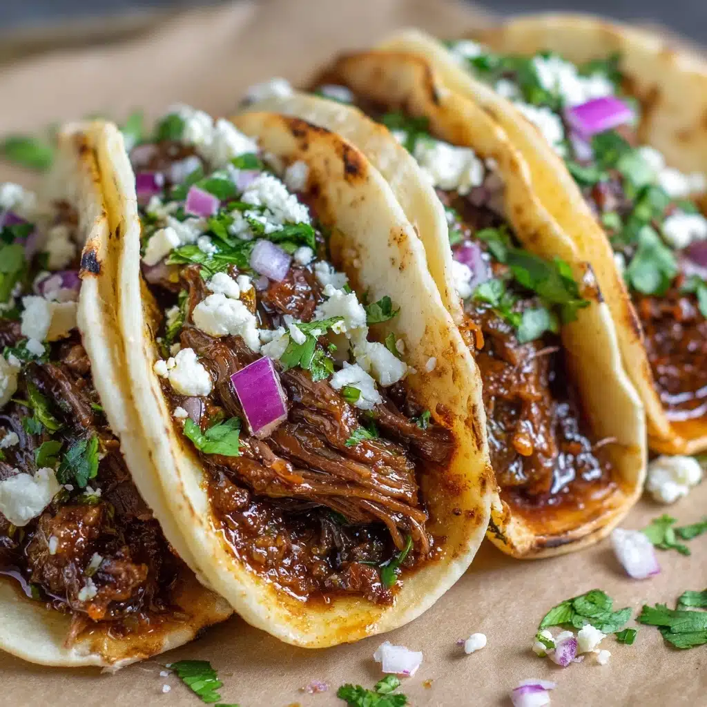 Slow Cooker BBQ Beef Brisket Tacos Recipe - Recipe Image