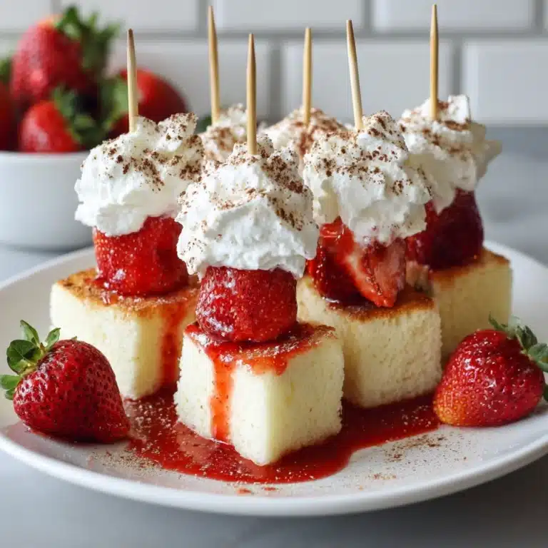 Strawberry Shortcake Kabobs Recipe
