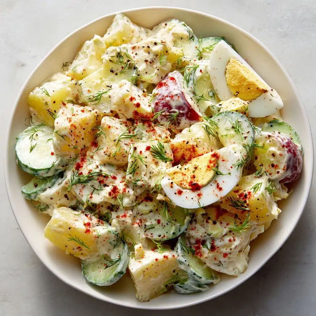 Cucumber Apple with Egg Salad Recipe - Recipe Image