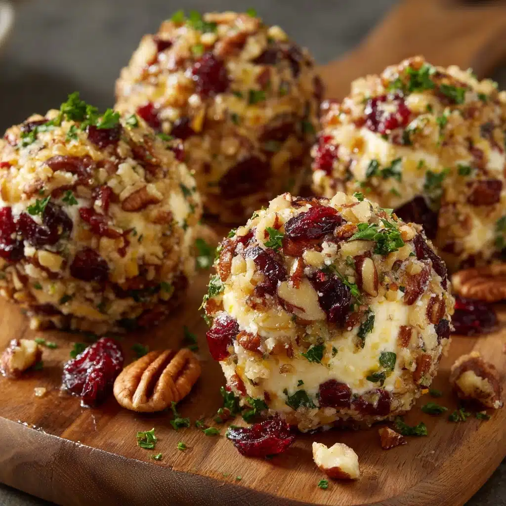 Cranberry Pecan Goat Cheese Balls Recipe - Recipe Image