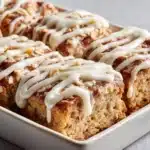 High-Protein Cinnamon Roll Baked Oatmeal Recipe