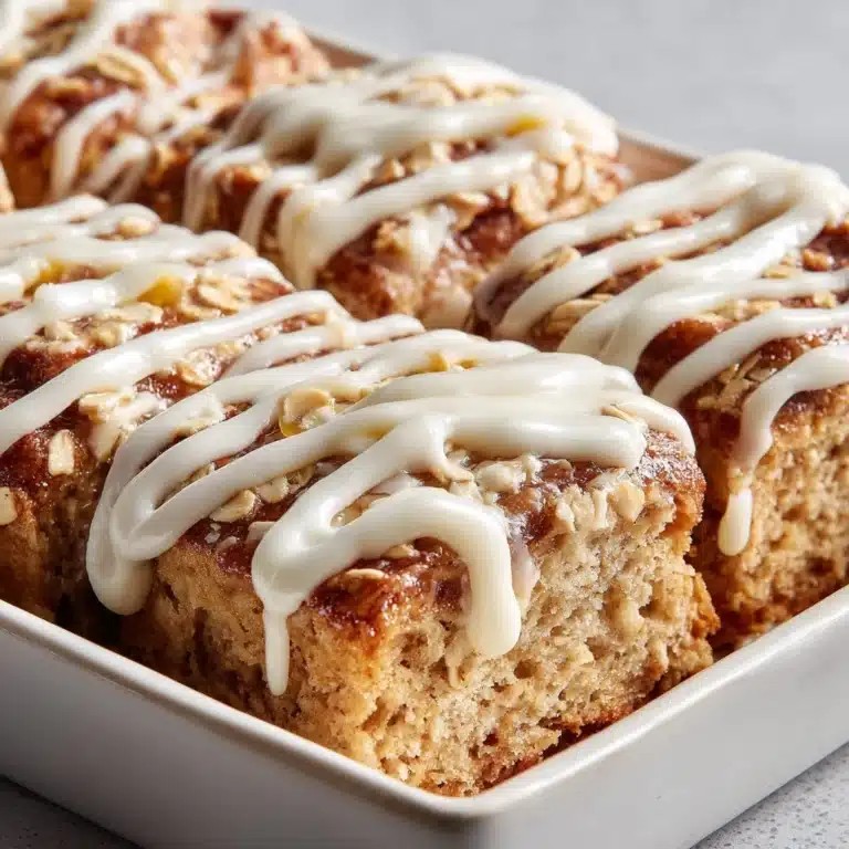 High-Protein Cinnamon Roll Baked Oatmeal Recipe