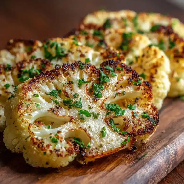 Cheesy Cauliflower Steaks Recipe