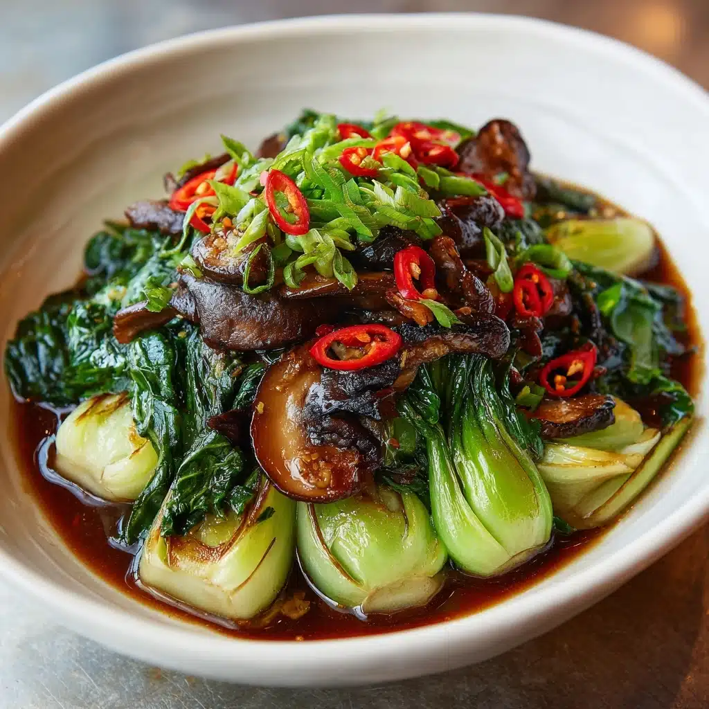 Bok Choy and Mushroom Stir Fry Recipe - Recipe Image