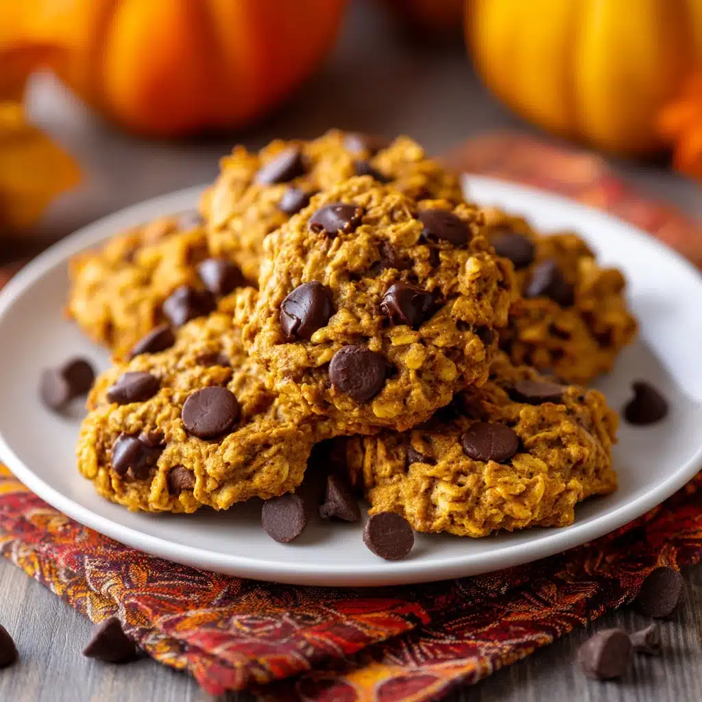 Pumpkin Oatmeal Chocolate Chip Cookies Recipe