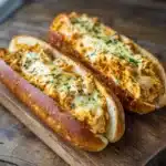 Buffalo Chicken Stuffed Cheesy Bread Subs Recipe