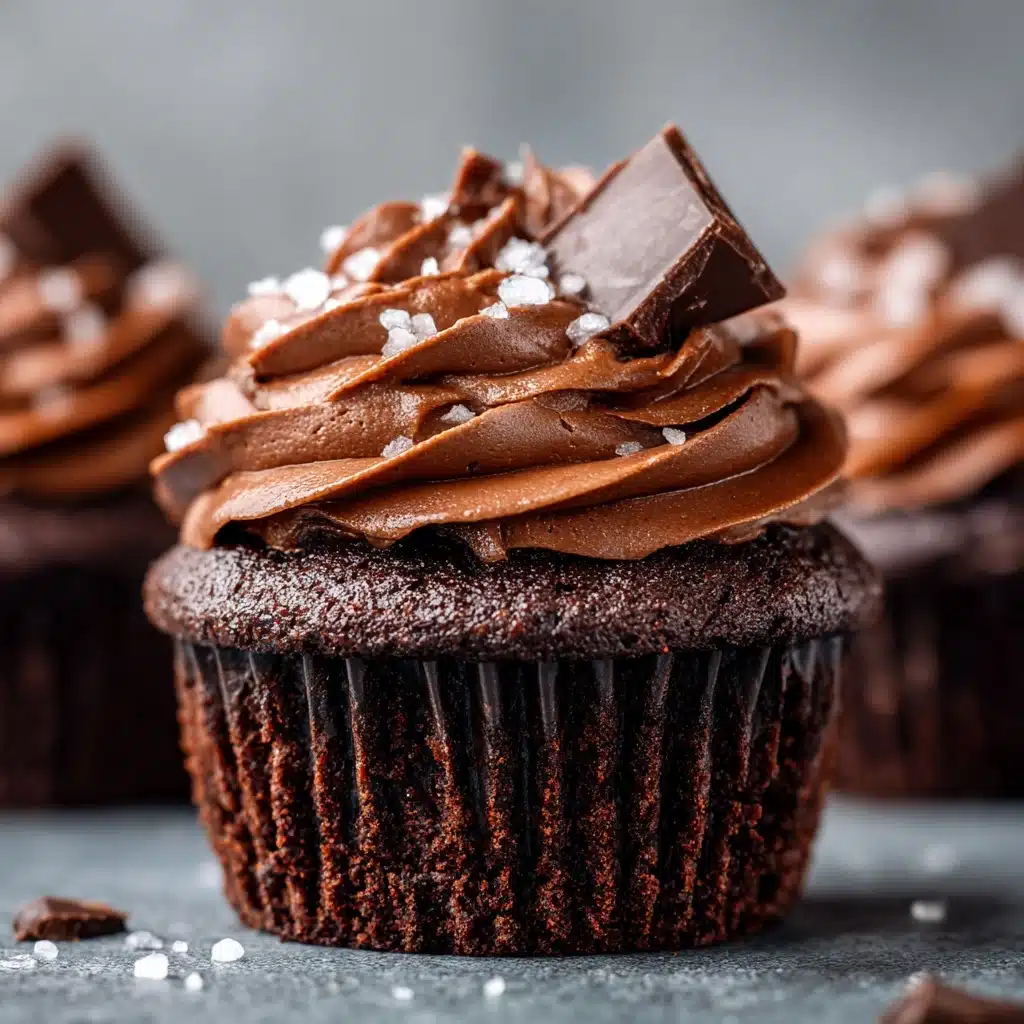 Salted Caramel Chocolate Mousse Cups Recipe - Recipe Image