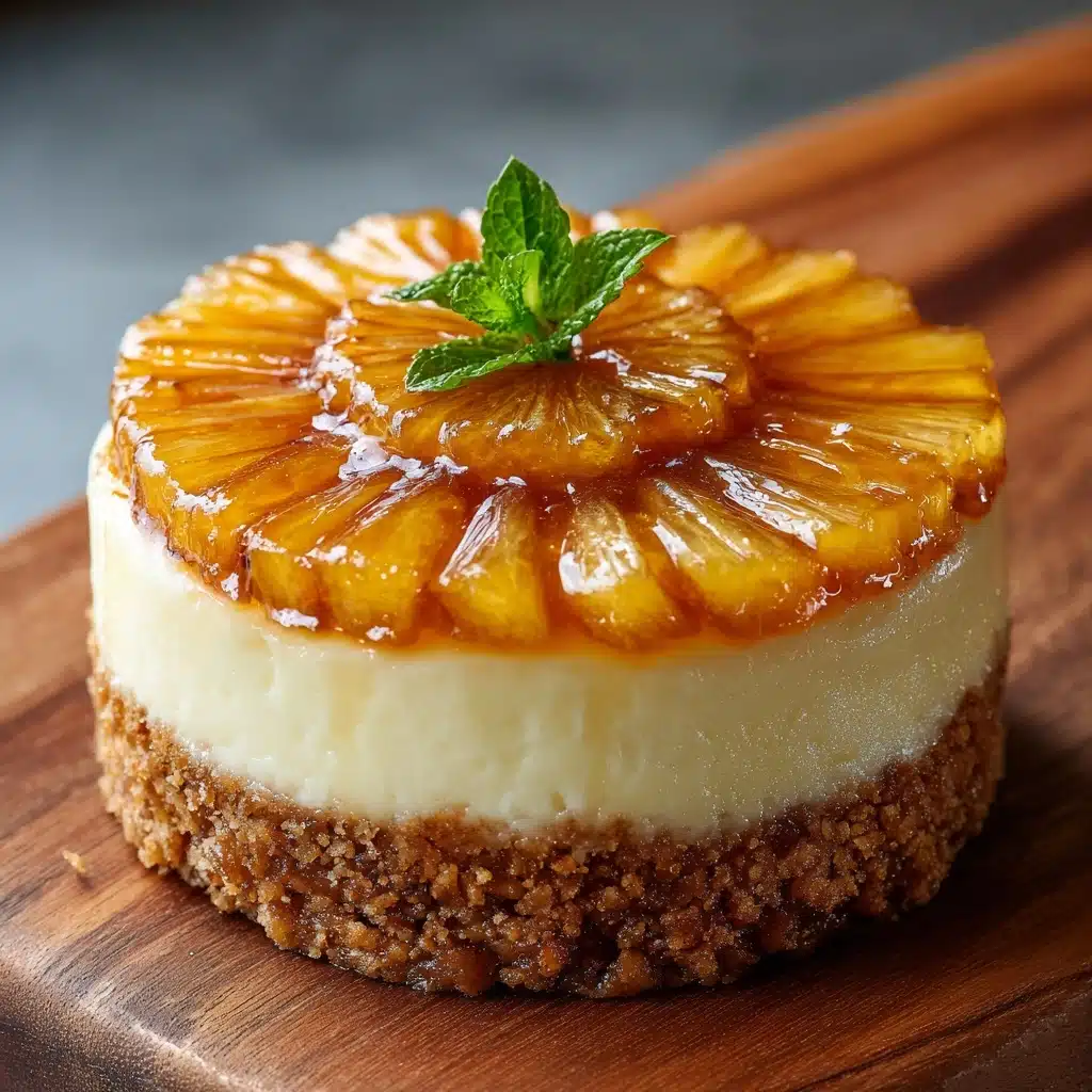 Mini Pineapple Upside Down Cheesecakes Recipe