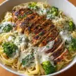 Skinny Chicken Broccoli Alfredo Recipe