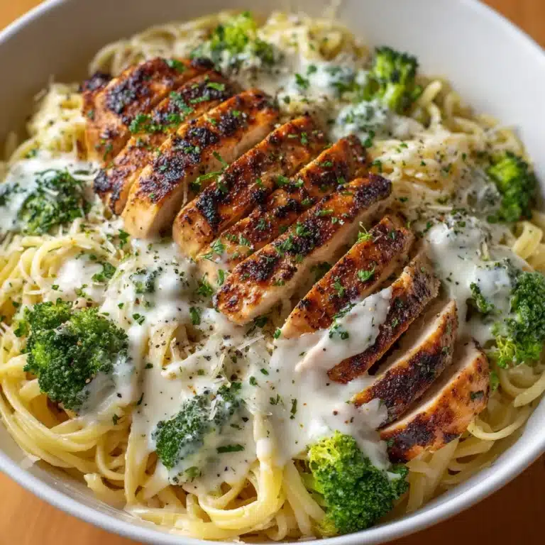 Skinny Chicken Broccoli Alfredo Recipe