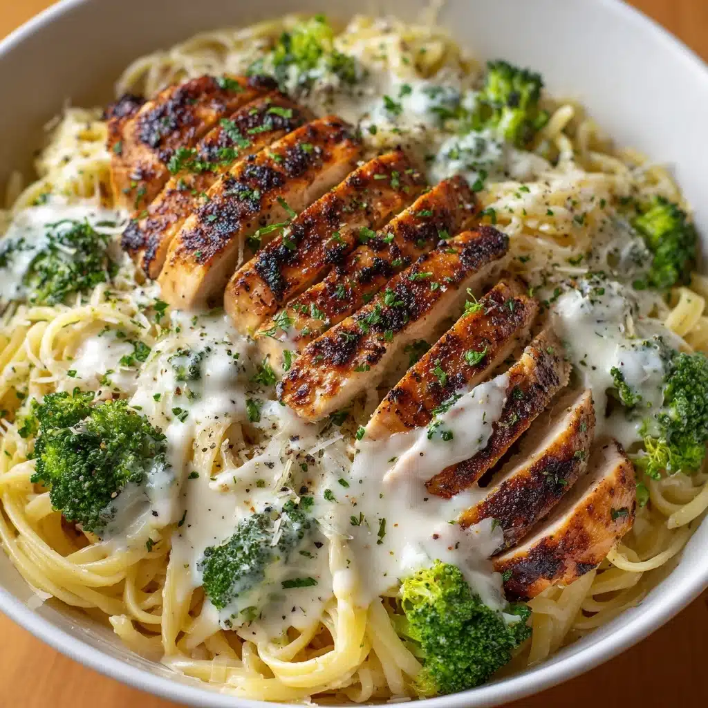 Skinny Chicken Broccoli Alfredo Recipe - Recipe Image