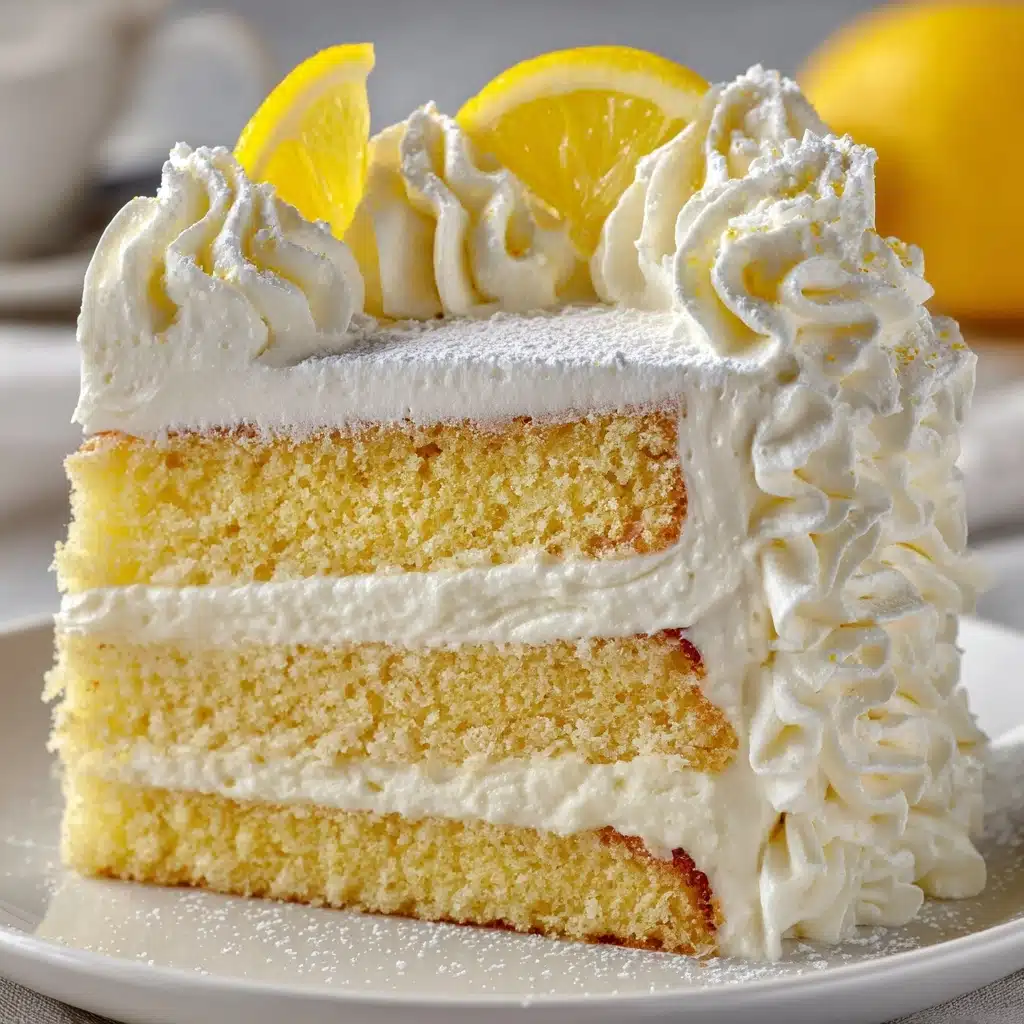 Cheesecake Factory Italian Lemon Cream Cake Recipe - Recipe Image