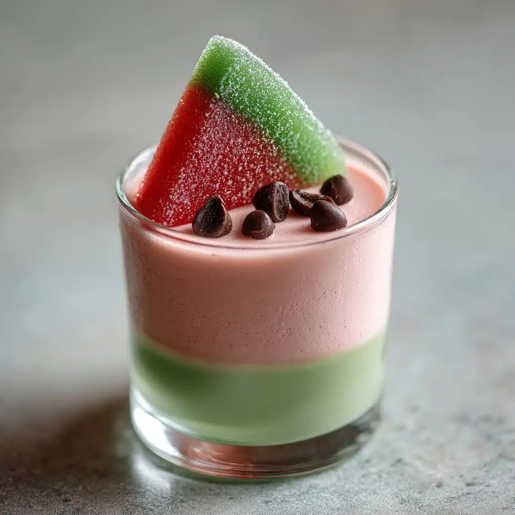 Watermelon Pudding Cups Recipe
