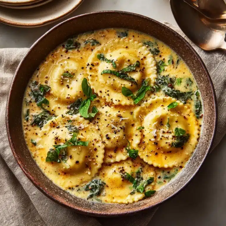 Creamy Ravioli Soup Recipe
