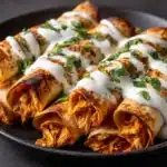 Jalapeño Cream Cheese Buffalo Chicken Taquitos Recipe